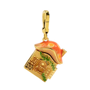 Mystical Mushroom House and Adorable Rabbit Necklace-Evani Naomi Jewelry
