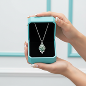 Where Sunlight Dapples and Hearts Meet- Unique Natural Moss Agate Pendant Necklace