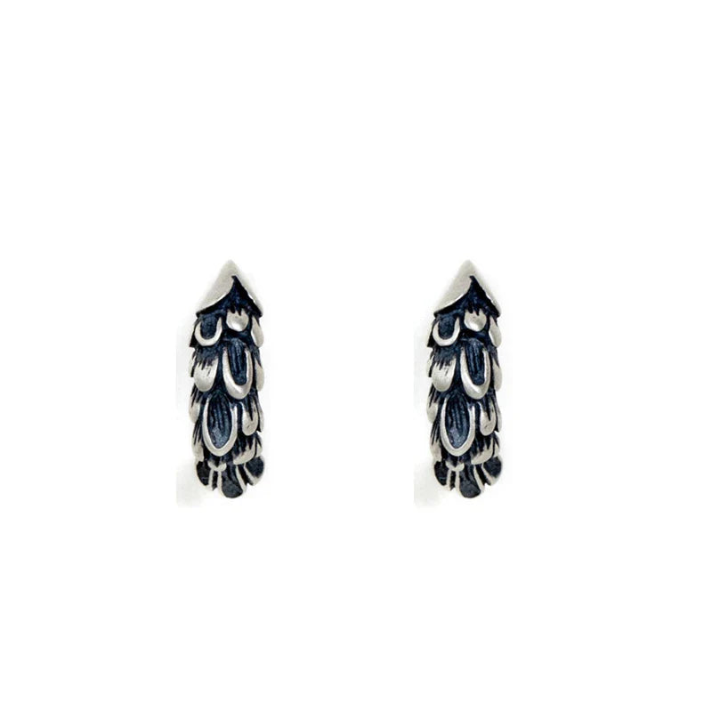 Neo-Gothic Style Eagle Claw Stud Earrings-Evani Naomi Jewelry