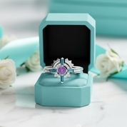 Outlaw's Amethyst Ring Set in 14k Yellow Gold-Evani Jewelry