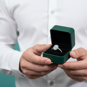 Oval Cut 2ct Diamond OptionEngagement Ring - Evani Naomi Jewelry