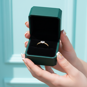 Oval Cut Diamond Option 14k Yellow Gold Engagement Ring