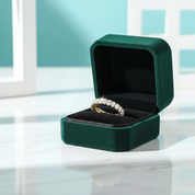 Oval Cut Diamond OptionStackable 18k Yellow Gold Eternity Wedding Band - Evani Naomi Jewelry