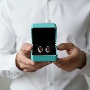 Dainty Gemstone Oval Ruby Birthstone Studs Earrings-Evani Jewelry