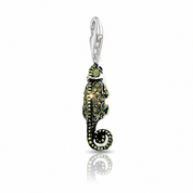 Pirate Green Lizard Chameleon Pendant