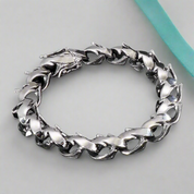 Polished Unique Link Chunky Chain Bracelet-Evani Naomi Jewelry