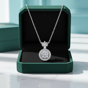 Princess Crown 1.0 ct Diamond Option Necklace
