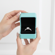 Princess-cut 1.0 ct Diamond Ring Set