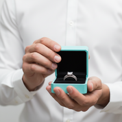 Princess-cut 1.0 ct Diamond Ring Set