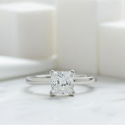 Princess-cut 1.00 ct Diamond Engagement Ring-Evani Jewelry