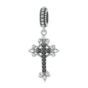 Punk Cross and Black Swan Charms-Evani Naomi Jewelry