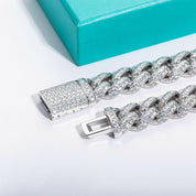 Punk Diamond Cuban Link Chain Bracelet-Evani Naomi Jewelry
