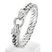 Punk Double Wolf Head Vintage Bracelet-Evani Naomi Jewelry