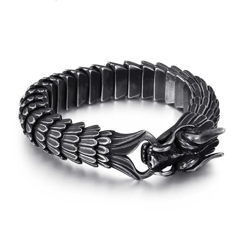 Punk Dragon Amulet Bracelet-Evani Naomi Jewelry