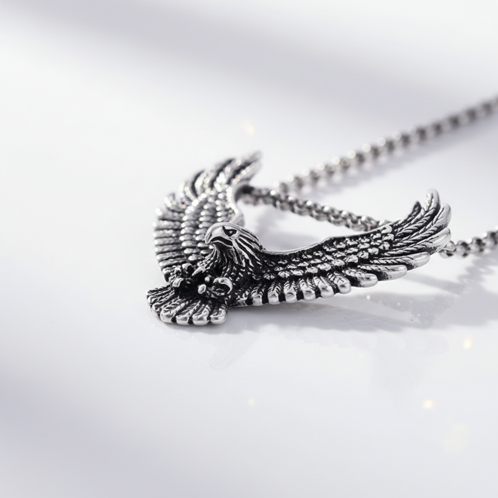 Punk Eagle Necklace - Evani Naomi Jewelry