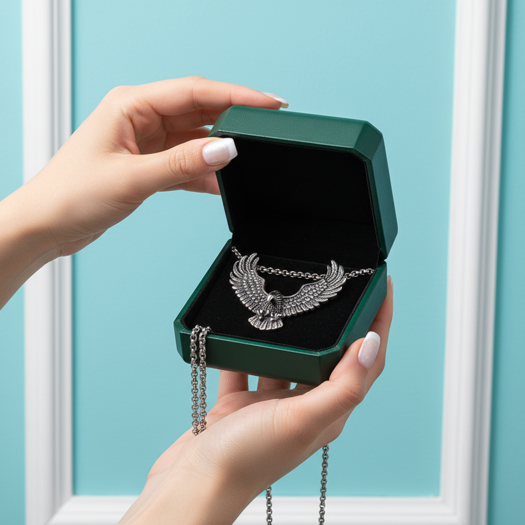Punk Eagle Necklace - Evani Naomi Jewelry