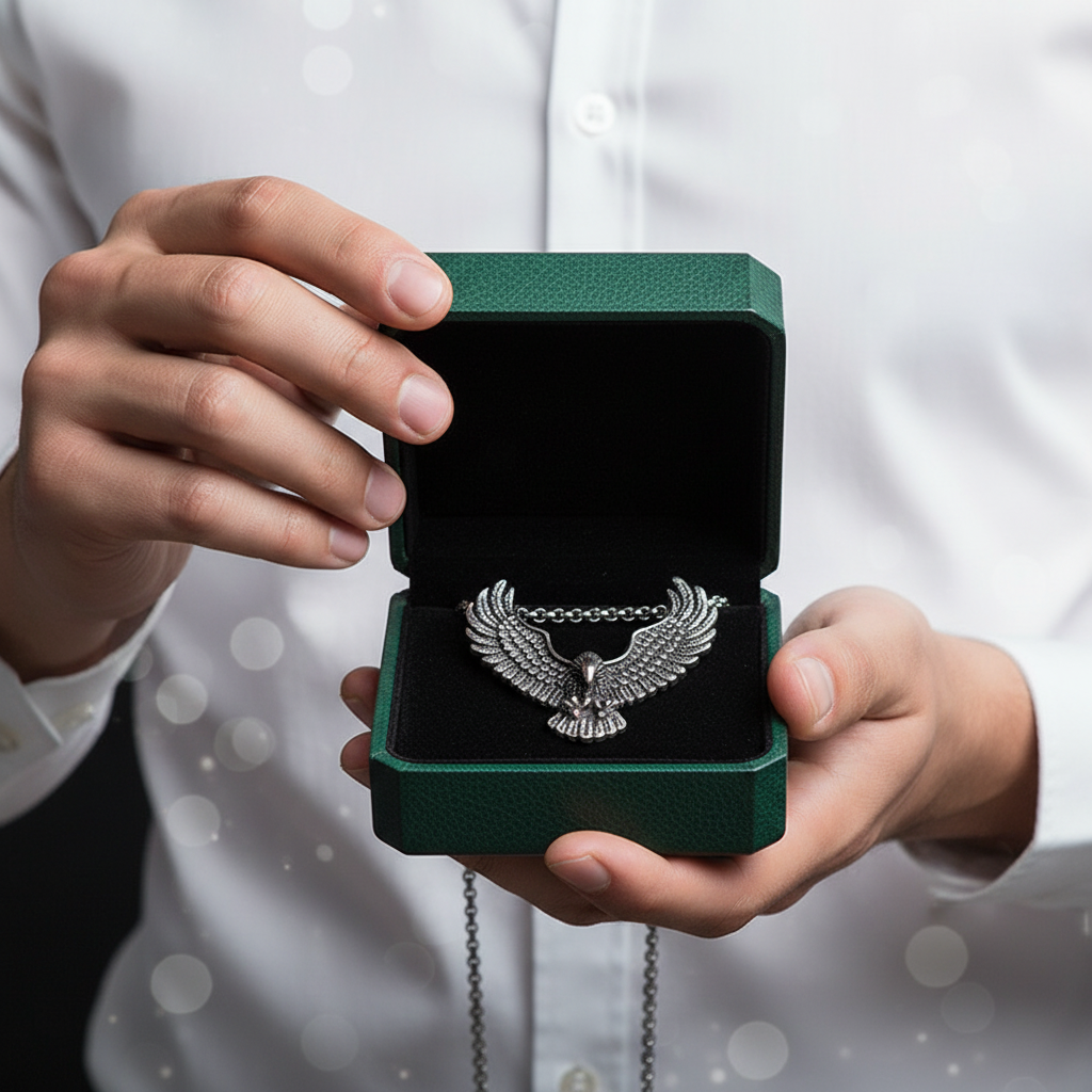 Punk Eagle Necklace - Evani Naomi Jewelry