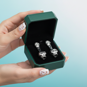 Punk Jackets Skull Ear Stud Earrings