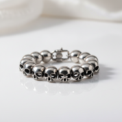 Punk Lots Of Skull Charm Bracelets