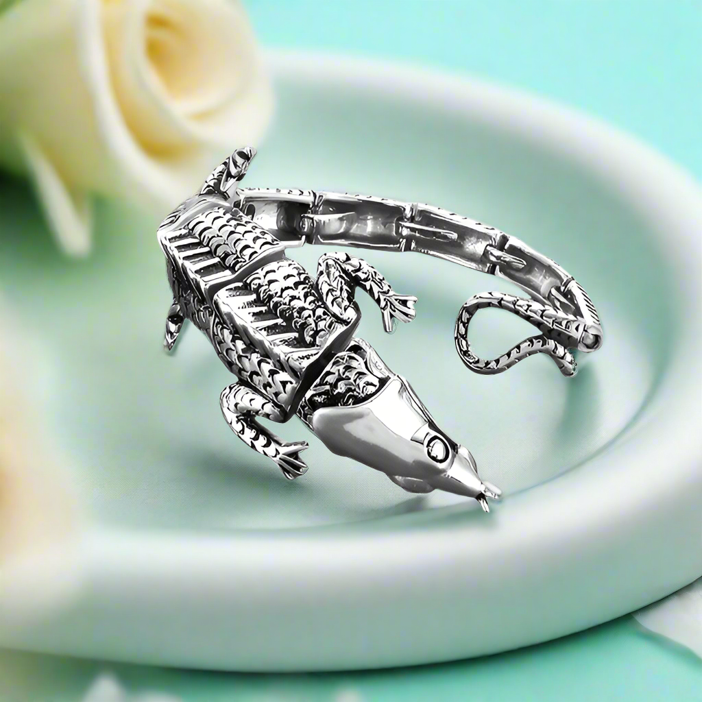 Punk Skeleton Chunky Bracelet-Evani Naomi Jewelry