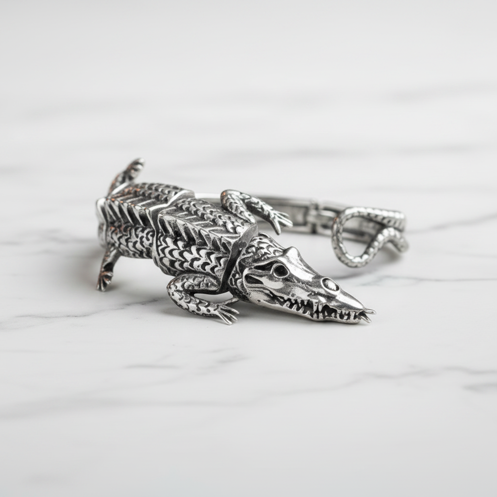 Punk Skeleton Chunky Bracelet