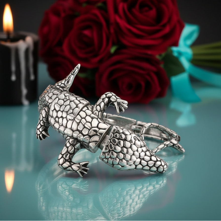 Punk Skeleton Chunky Bracelet-Evani Naomi Jewelry