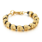 Punk Skull Beaded Gothic Bracelet-Evani Naomi Jewelry