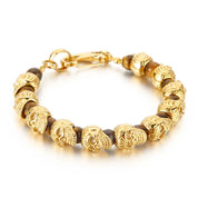 Punk Skull Beaded Gothic Bracelet-Evani Naomi Jewelry