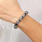 Punk Skull Beaded Gothic Bracelet-Evani Naomi Jewelry