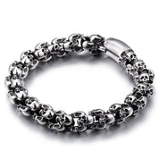 Punk Skull Link Chain Bracelet-Evani Naomi Jewelry