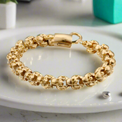 Punk Skull Link Chain Bracelet-Evani Naomi Jewelry