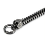 Punk Skull Mesh Chain Bracelet-Evani Naomi Jewelry