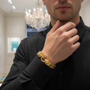 Punk Skull Mesh Chain Bracelet