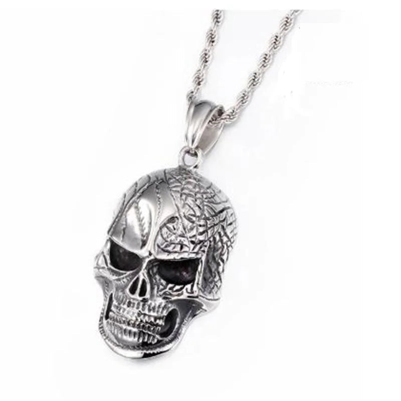 Punk Skull Viking Men's Necklace Series-Evani Naomi Jewelry