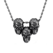 Punk Skull Viking Men's Necklace Series-Evani Naomi Jewelry