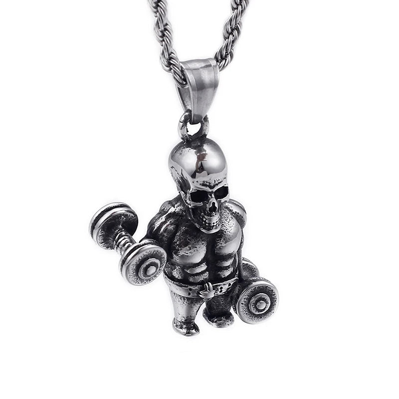 Punk Skull Viking Men's Necklace Series-Evani Naomi Jewelry