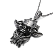 Punk Skull Viking Men's Necklace Series-Evani Naomi Jewelry