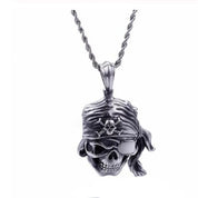 Punk Skull Viking Men's Necklace Series-Evani Naomi Jewelry