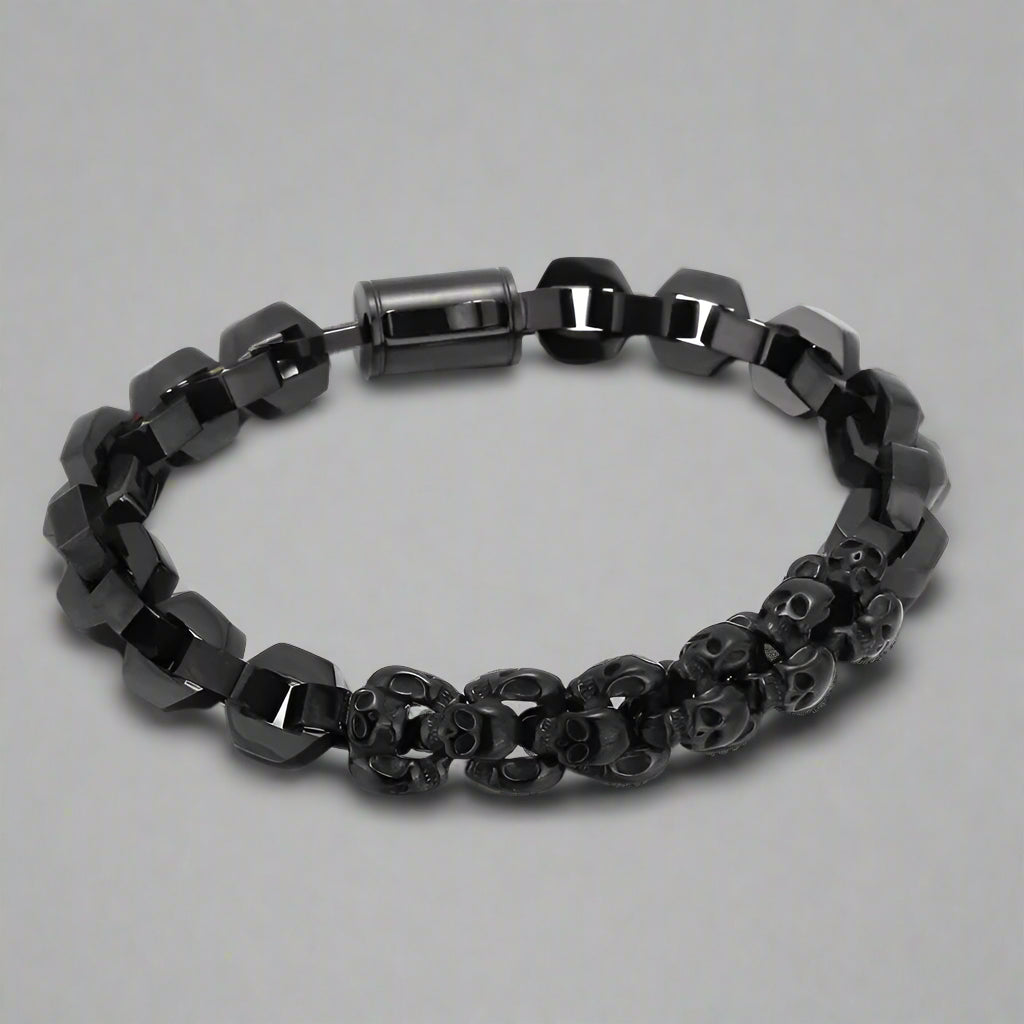 Punk Style Skull Chain Bracelet-Evani Naomi Jewelry