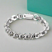 Punk Style Skull Chain Bracelet-Evani Naomi Jewelry