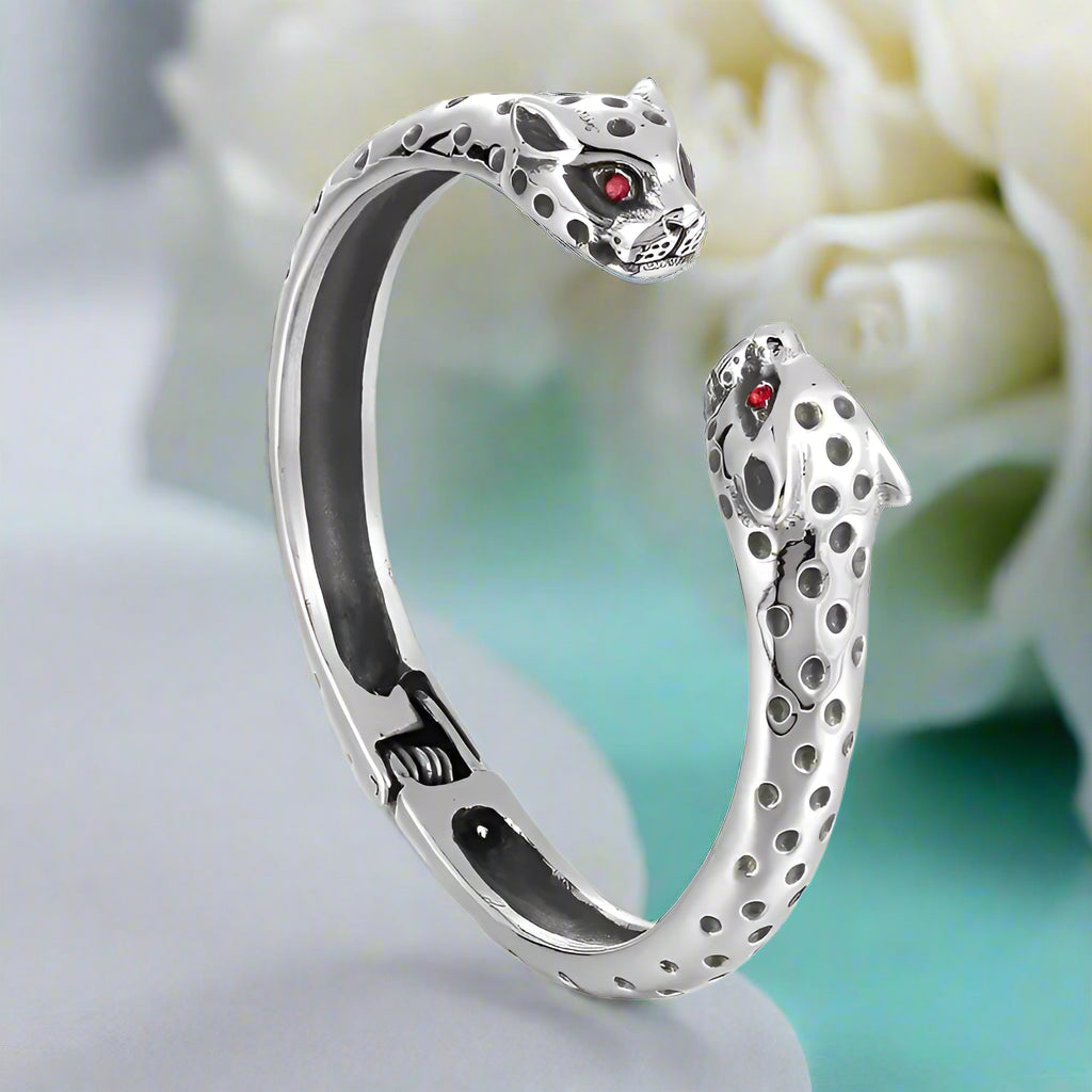 Punk Vintage Style Jaguar Cuff Bracelet-Evani Naomi Jewelry