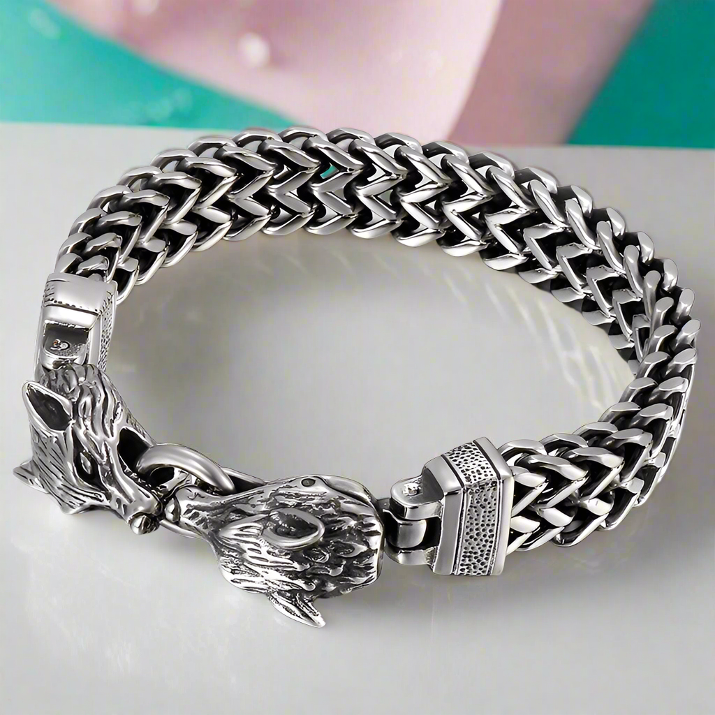 Punk Werewolf Chain Bracelet-Evani Naomi Jewelry
