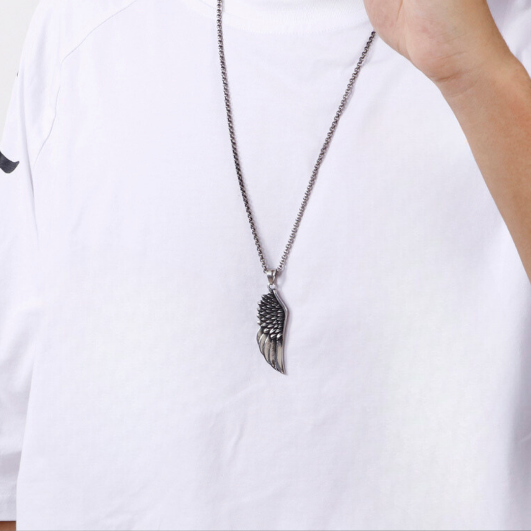 Punk Wings, Shark, & Boxing Knuckles Hip Hop Necklace-Evani Naomi Jewelry
