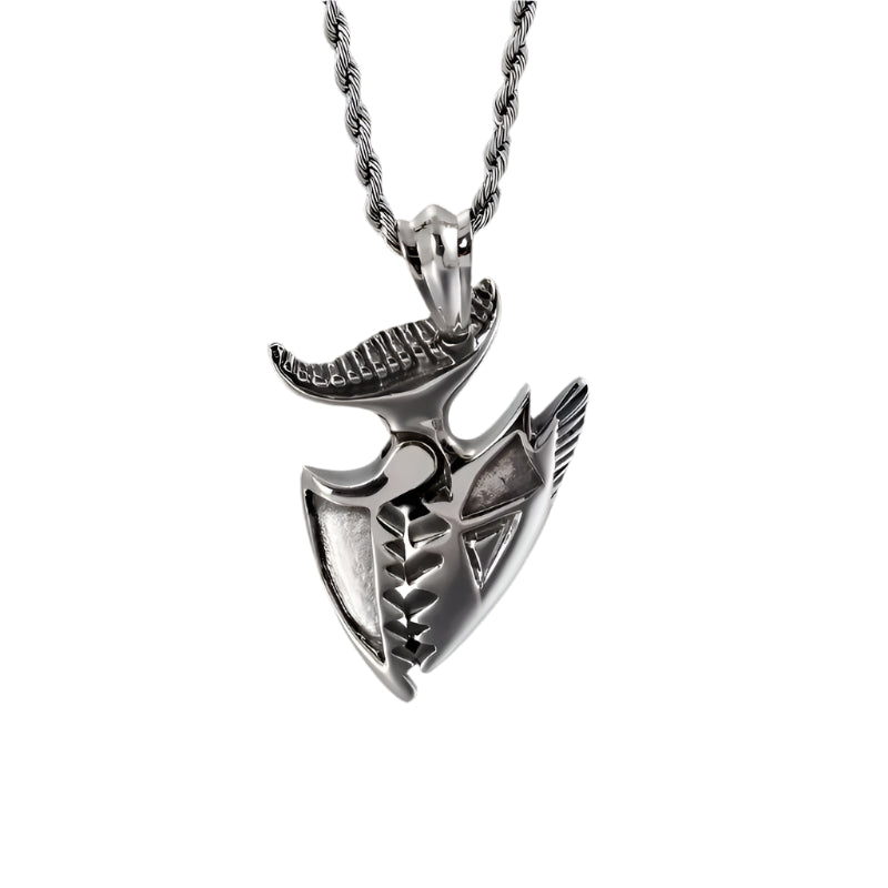 Punk Wings, Shark, & Boxing Knuckles Hip Hop Necklace-Evani Naomi Jewelry