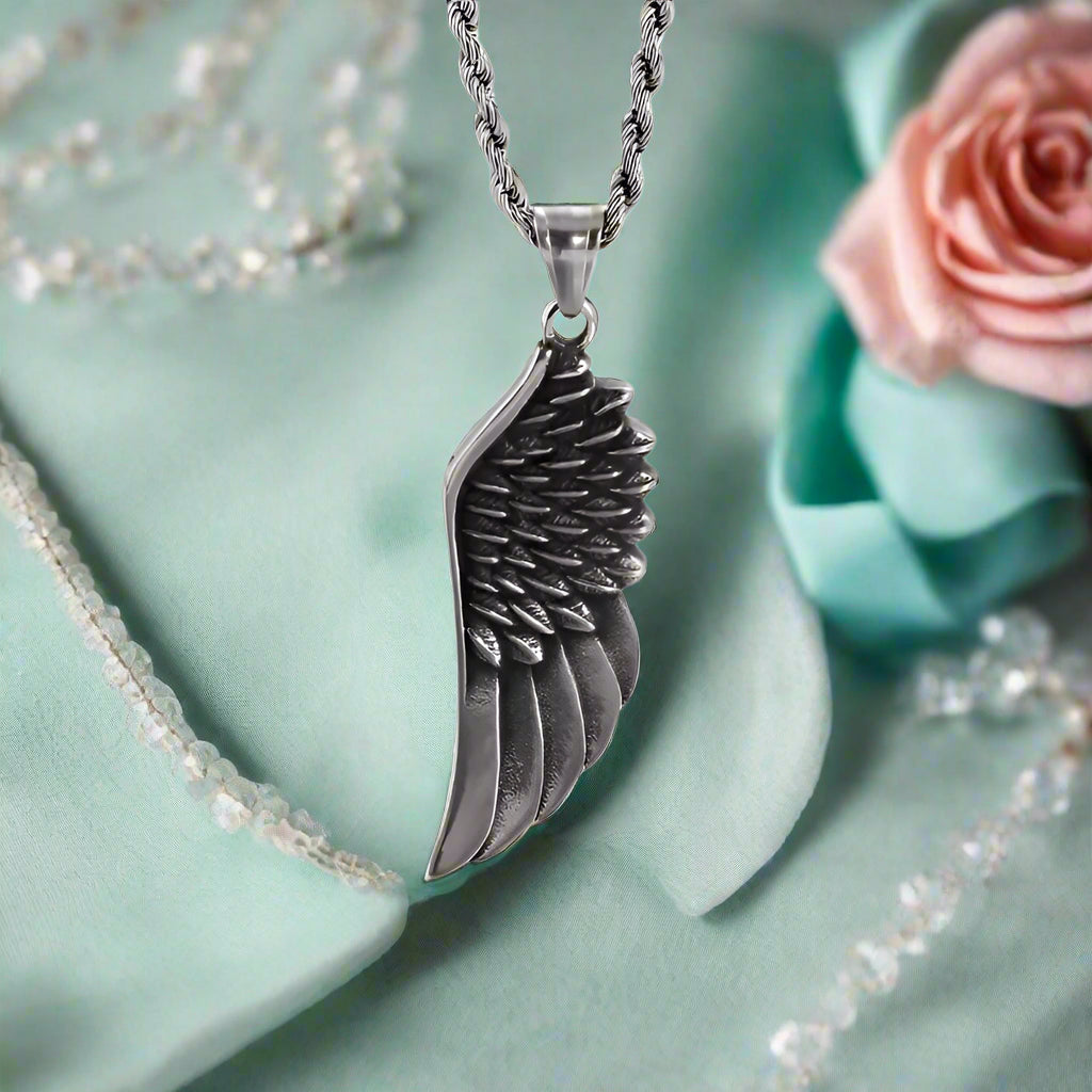 Punk Wings, Shark, & Boxing Knuckles Hip Hop Necklace-Evani Naomi Jewelry