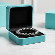 Rebel Skull Bead Gothic Bracelet-Evani Jewelry