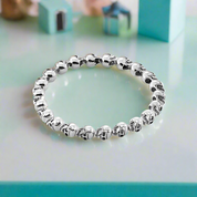 Rebel Skull Bead Gothic Bracelet-Evani Naomi Jewelry