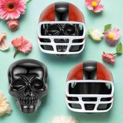 Rebel Skull & Football Helmet Charm-Evani Naomi Jewelry