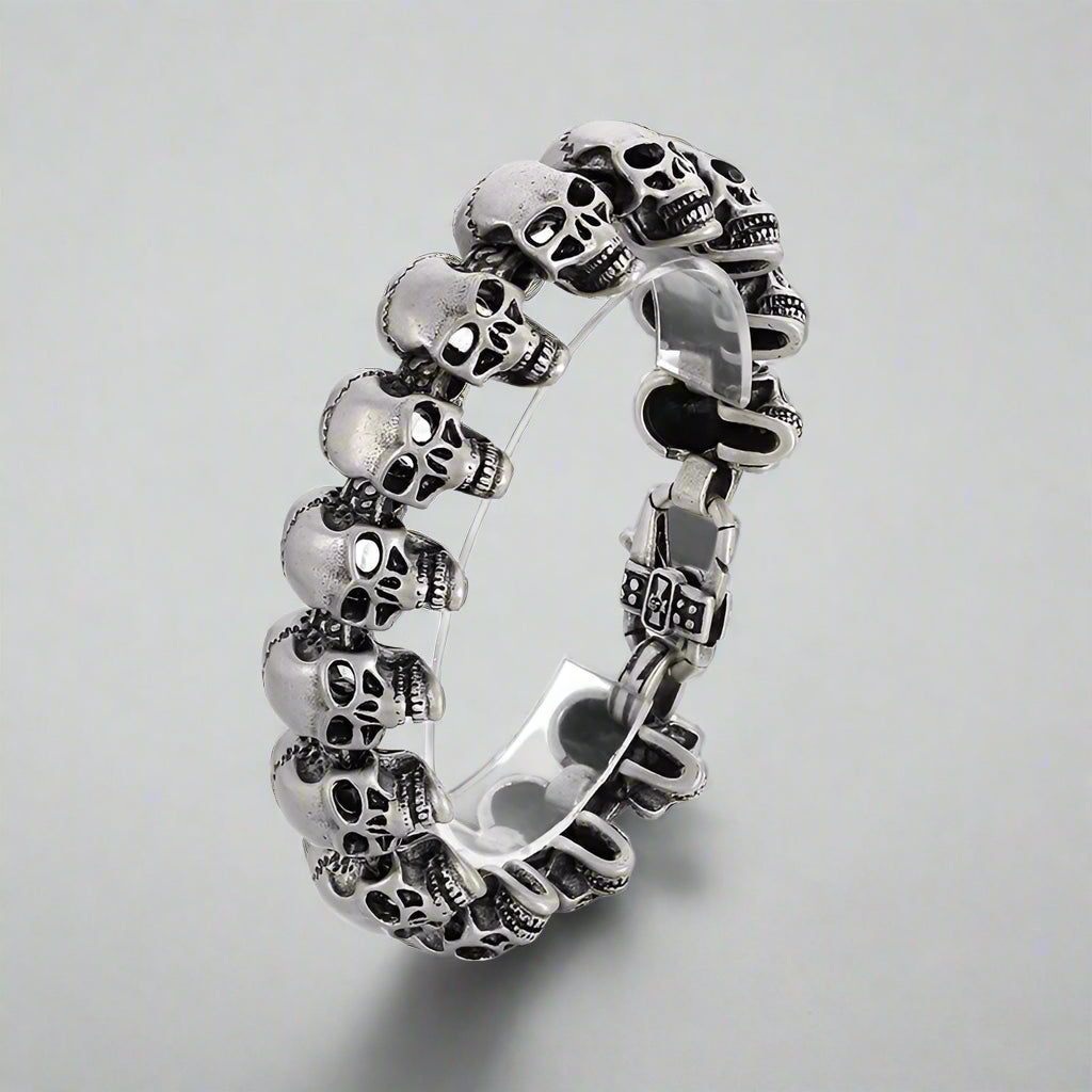 Rebel Skull Gothic Bracelet-Evani Naomi Jewelry