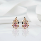 Red Cute Flamingo Earrings